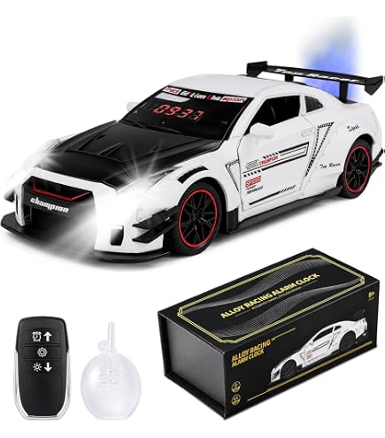 スポーツカー型 デジタル時計 目覚まし時計 Amazon.co.jp: レーシングカー型 目覚まし時計 LEDデジタル表示